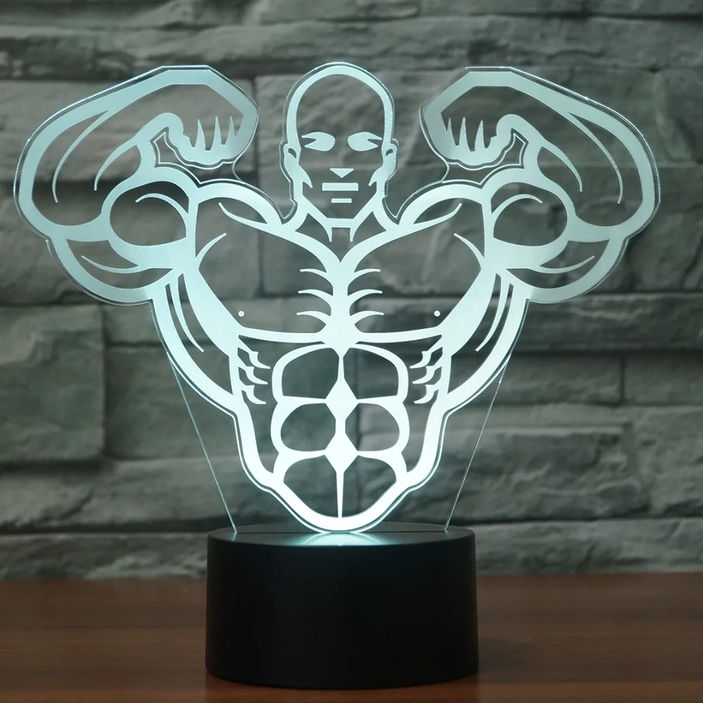 Светодиодная Передняя двухканальная Гибкая лампа 7 меняющихся цветов 3d иллюзия