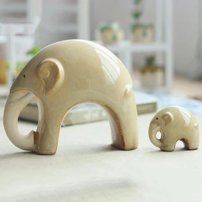 Современные керамические фигурки лошадей из курицы, кролика, украшения для гостиной, стола, милые скульптуры животных, ремесла, офисные настольные украшения - Цвет: style1--2PCS