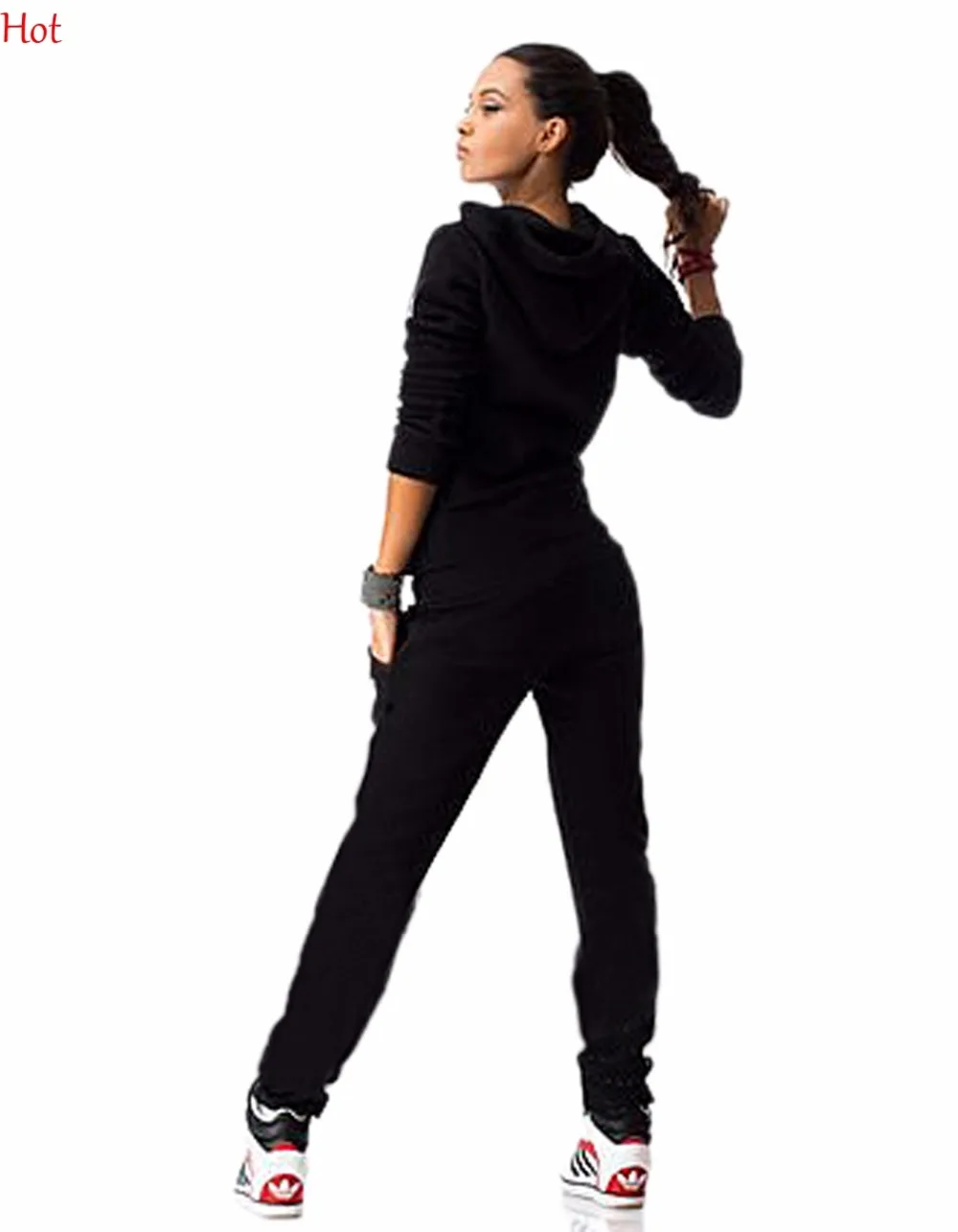 2017 Горячие Повседневное Осенний тренировочный костюм Новинки для женщин с