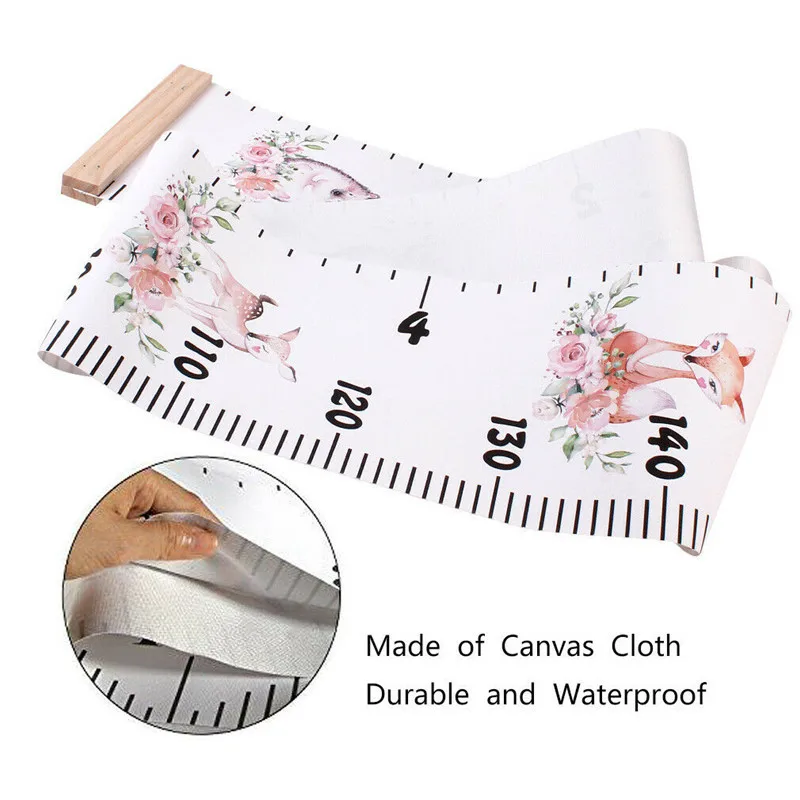 Линейка для роста детей деревянная настенная Подвеска персонализированное