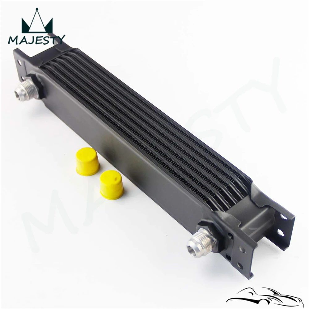 Универсальный алюминиевый масляный радиатор AN8 7 рядный для передачи двигателя 8