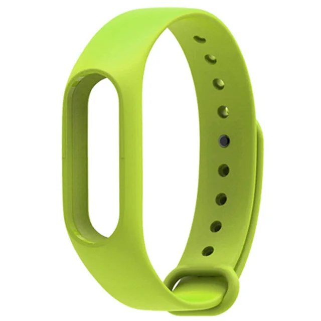 Черный 1 шт. Xiao mi band 2 ремешок на запястье силиконовый цветной браслет для mi Band 2 умный Браслет для Xiao mi Band 2 аксессуары - Цвет: Черный