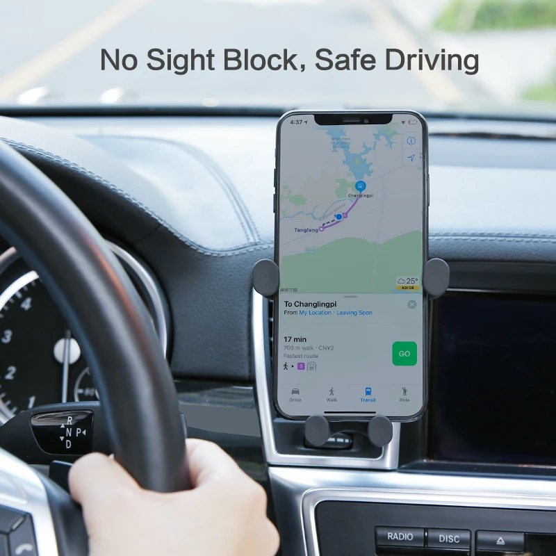 floveme gravity car phone holder for iphone12 11 max xr air vent mount car holder for samsung s9 oppo phone stand telefon tutucu free global shipping