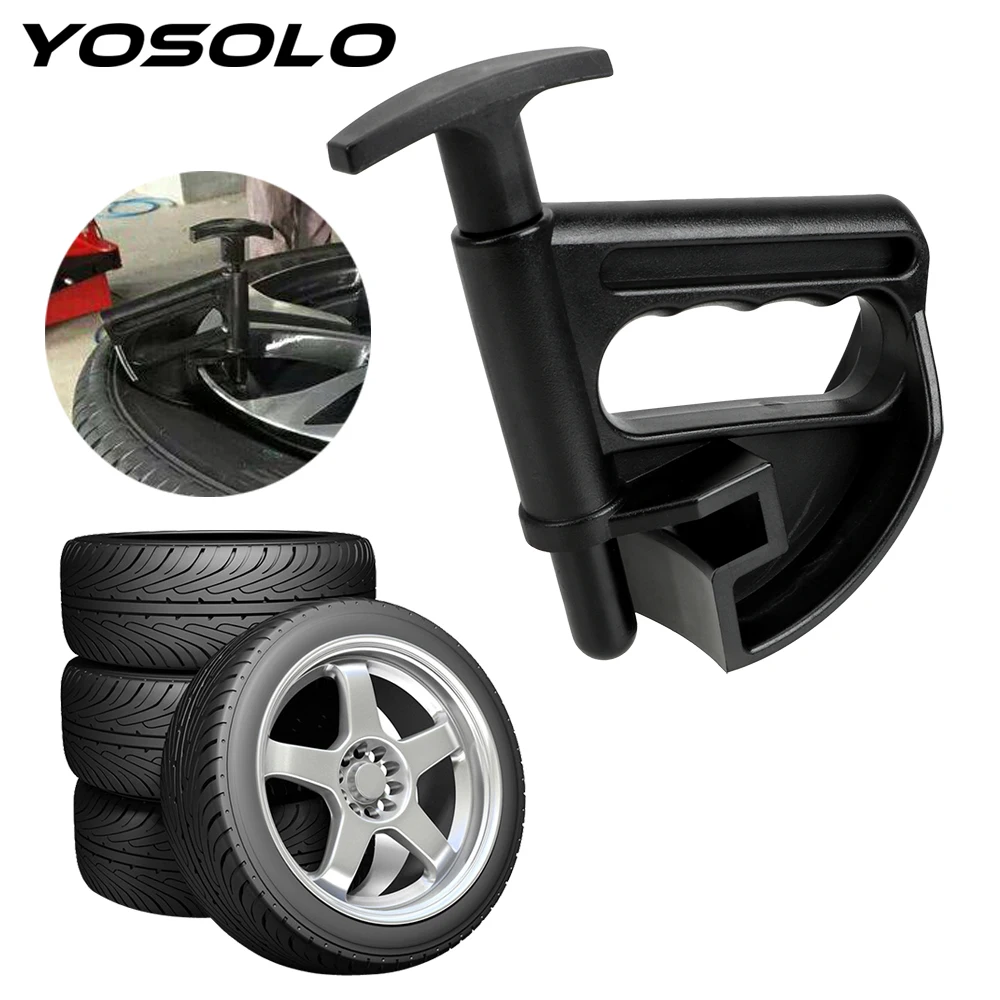 

YOSOLO Car Tire Changer Bead Clamp Rim Clamp Adaptor Pry Wheel Changing Helper Tyre Machine Bead Pressing Black Car Repair Tool