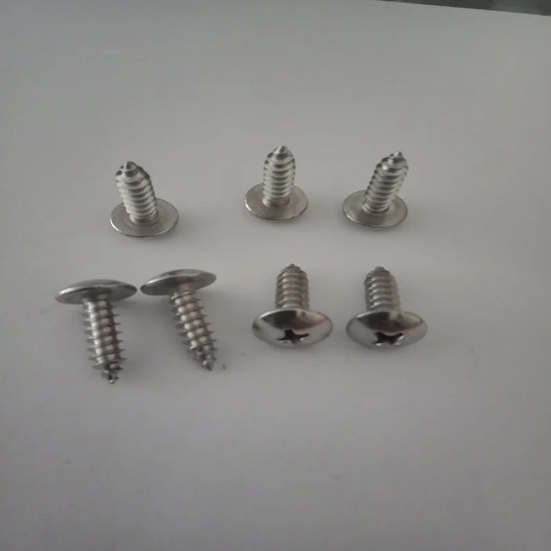 

50pcs 304 stainless steel large flat head mushroom head self-tapping screws M3.5*6.5 9.513 16 19 20 22 30 32 35 50