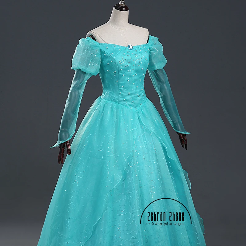 Бесплатная доставка модное платье Ариэль принцесса косплей костюм для женщин