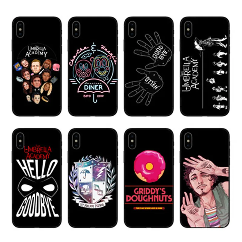 Nova TV A Umbrella логотип Академии moda Tampa da Caixa Do Telefone mace Fundas Coque для iphone 5 8 7 6 Plus X XR XS MAX