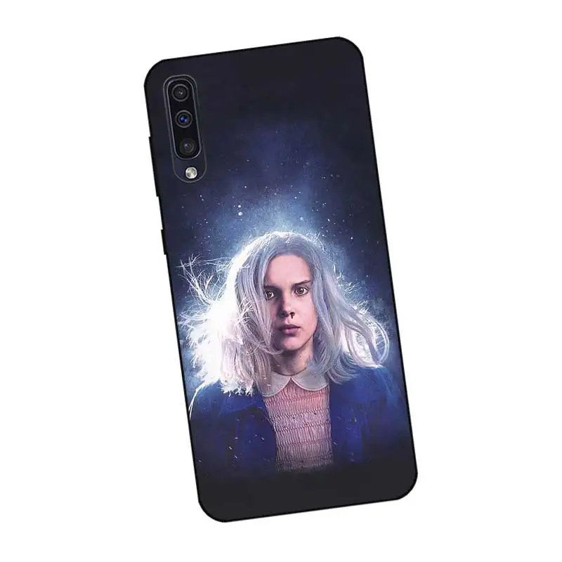 N420 Stranger Things Black Silicone Case For Samsung Galaxy A2 Core A6 A7 A8 A9 A10 A30 A40 A50 A60 A70 A80 A90 5G A20E Plus |