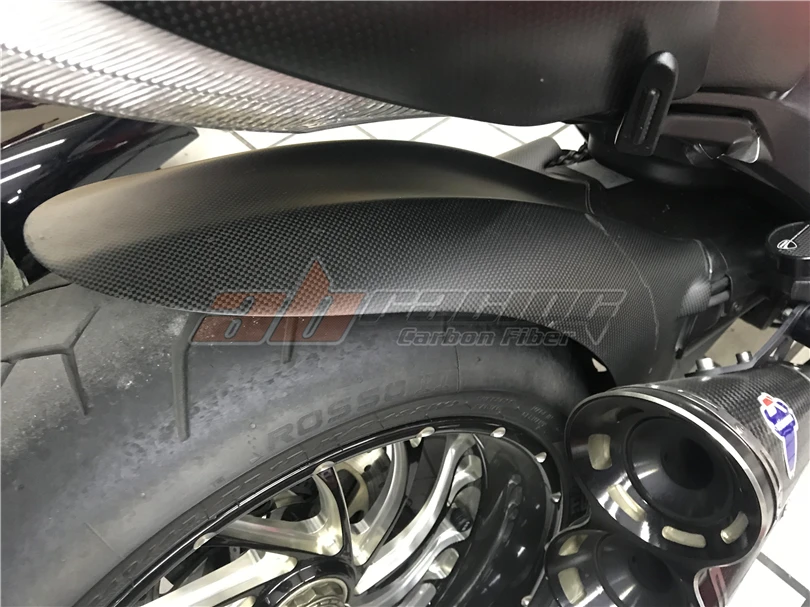 Брызговик заднего Hugger из углеродного волокна 2011 15 16 17 2018 100%|ducati diavel|diavel ducaticarbon fiber