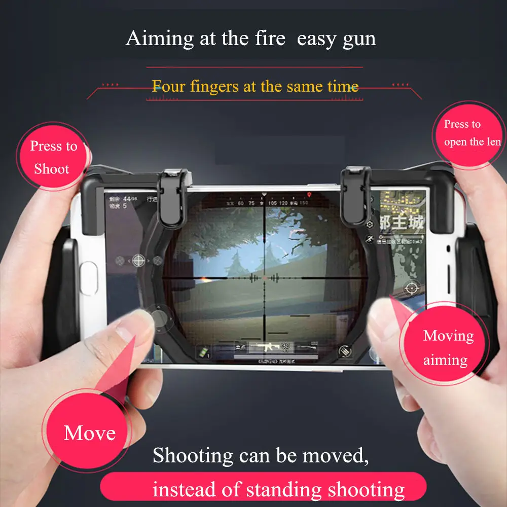 Геймпад триггер огонь Кнопка Aim Key смартфон мобильный игры шутер контроллер для