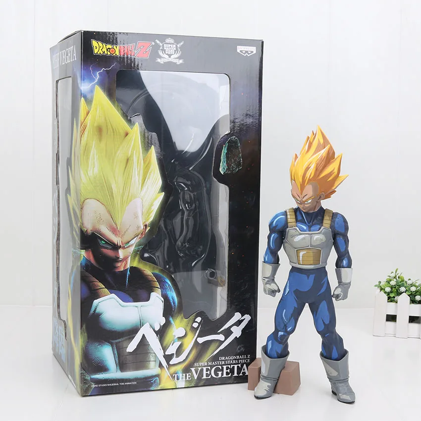 cartoon vageta inbox 31 см Big Dragon Ball Z Супер из мультфильма Dragon Ball MSP супер сайян сын Гоку черный Вегета из ПВХ, движущаяся фигурка, Коллекционная модель, игрушка - Цвет: cartoon vageta inbox