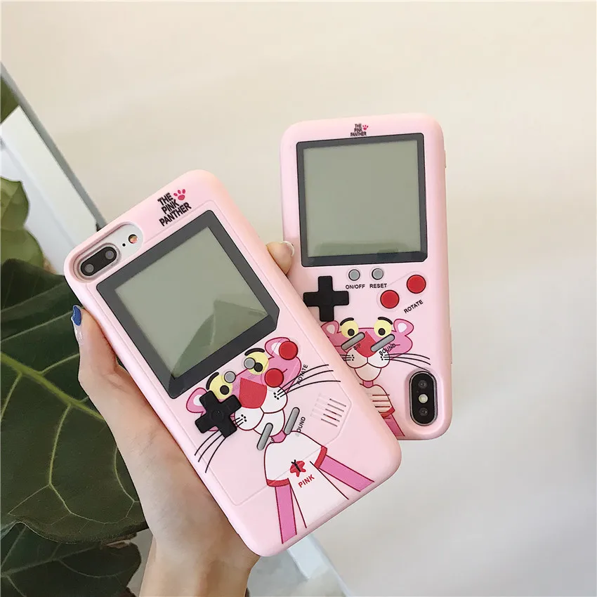 Ретро GB Gameboy Tetris чехлы для телефонов iPhone 6, 6s, 7, 8 Plus, мягкий ТПУ чехол для игровой консоли для iPhone X, XS, XR Max
