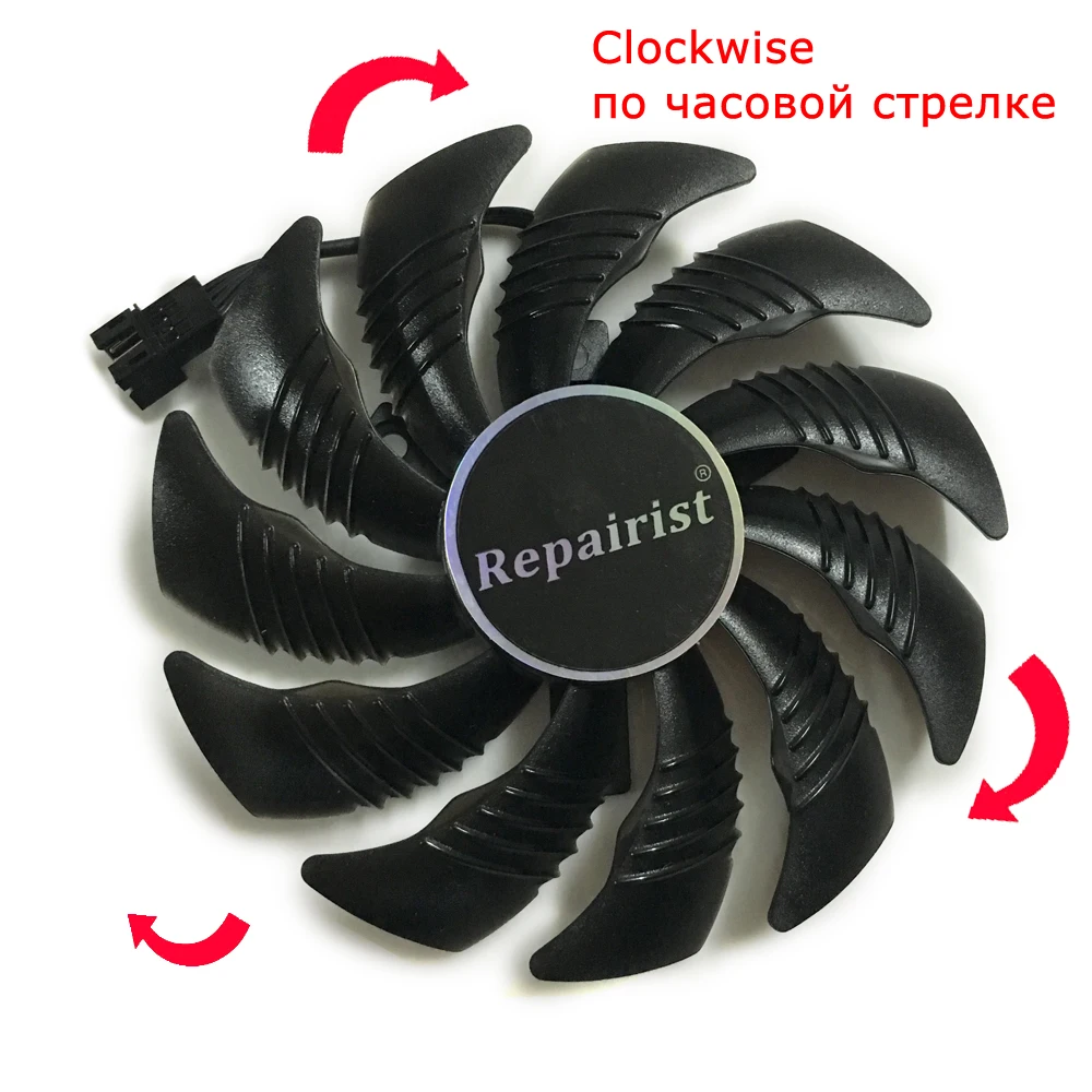 PLD09210S12HH 87 мм Графика карты вентилятор GPU радиатор для GIGABYTE GV N1060D5/N1050WF2OC/N105TWF2OC/N105TG1