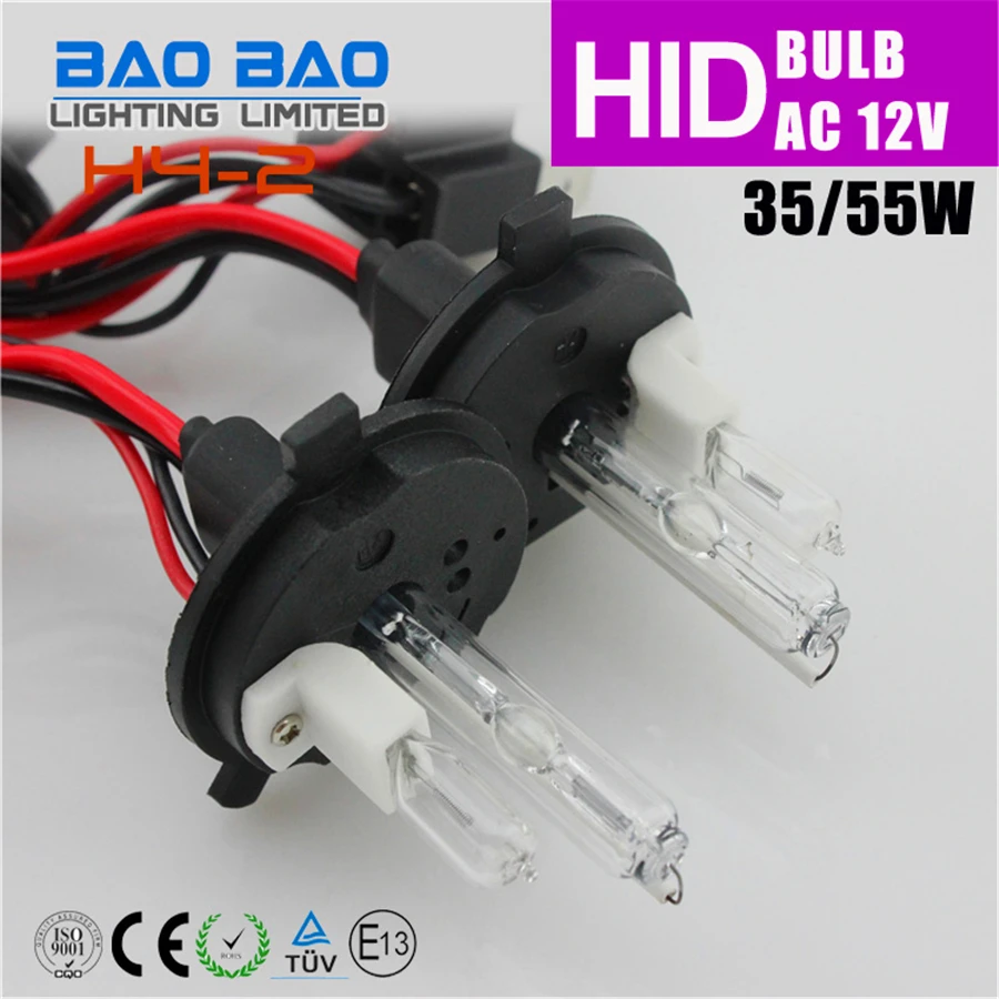BAOBAO ксеноновые фары для автомобиля H4 H/L AC 35 Вт/55W 4300K 6000K 8000K HID Xenon разговор