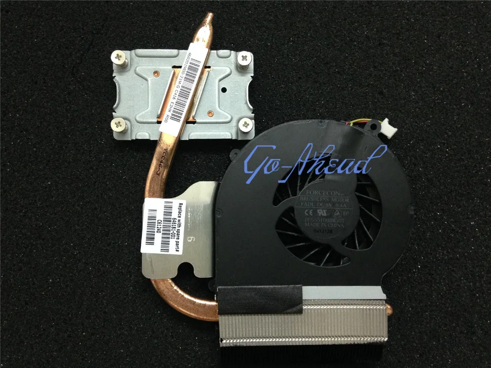 Новый Радиатор вентилятора кулера ЦП/радиатор для HP 2000 CQ43 G43 CQ57 G57 430 431 435 630 635 646181 001