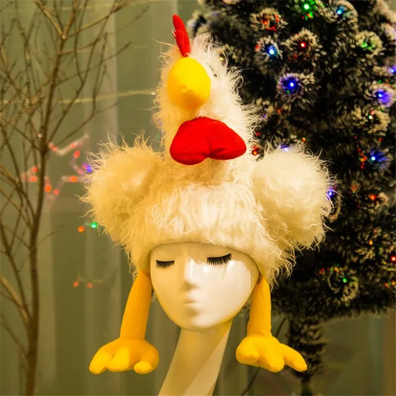 Мультфильм Чик животных hat Набор головы рамка для фото Косплей игрушка плюшевая в