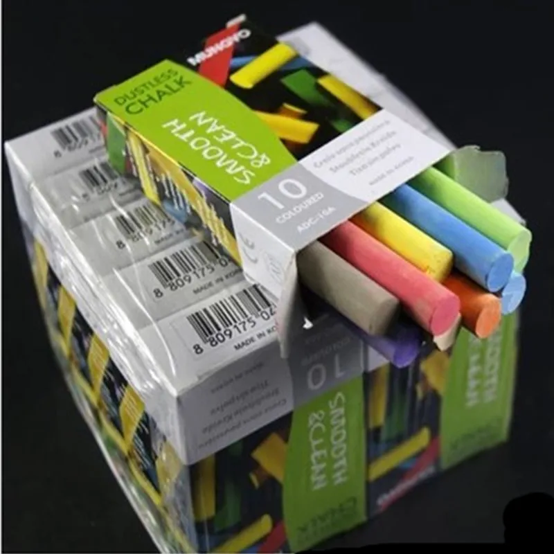 10 шт./кор. НОВАЯ безопасная пылесос мелом рисунок пером Картина Красочные Детские