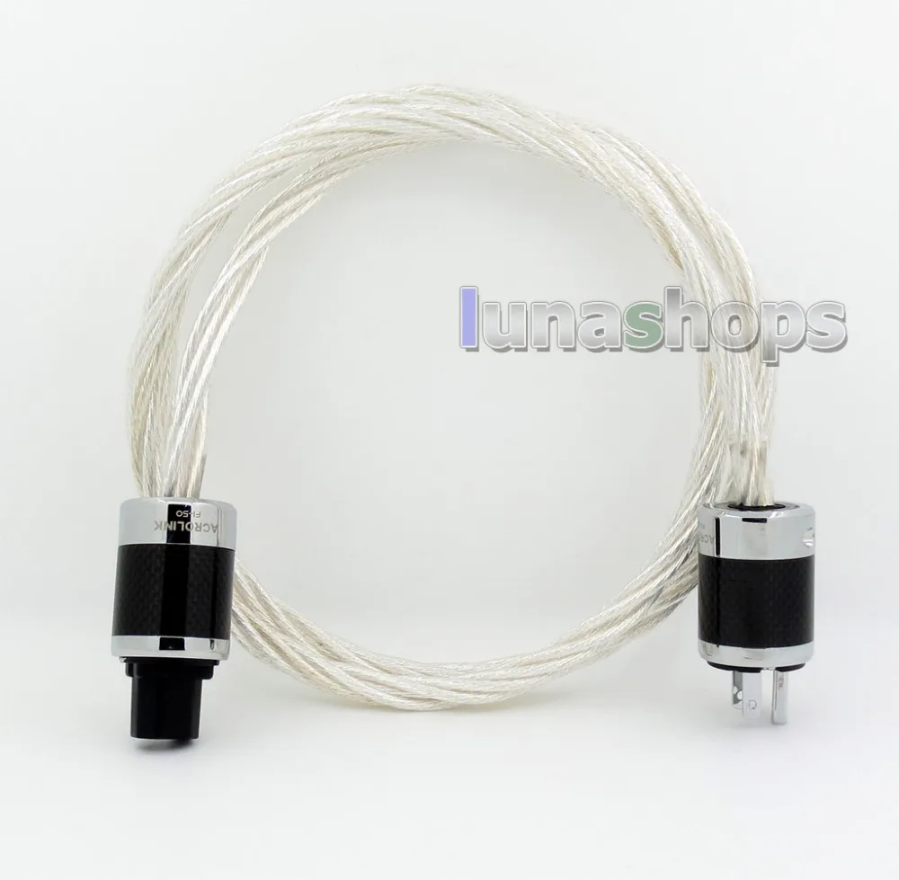 1 8 м ACROLINK AC 9800(CU) OCC/посеребренный смешанный силовой 6*6 кабель питания HiFi (AG)(A + C)(CU)
