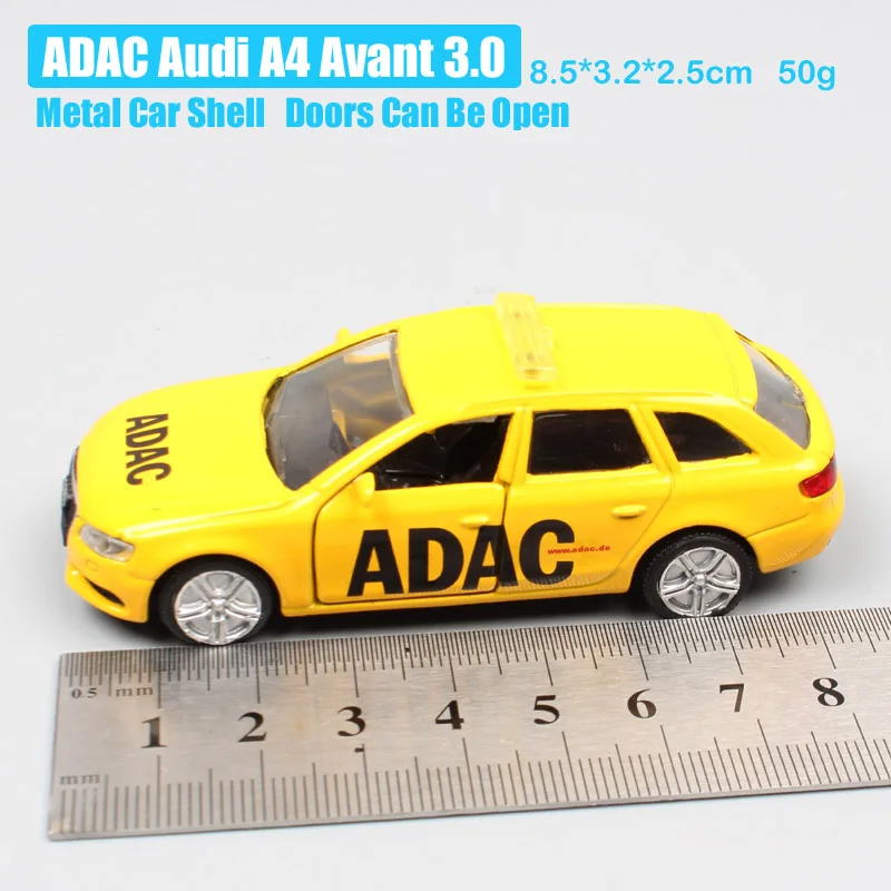 8 см Siku мини Dodge Viper STR mlaren ADAC Audi A4 Avant 545i полицейский X5 комбайн автомобиль и литые под давлением Автомобили Модель игрушки для детей - Цвет: ADAC Audi A4 Avant