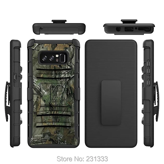 Жесткий чехол из поликарбоната и ТПУ с поворотом на 360 градусов для Samsung Galaxy Note 8