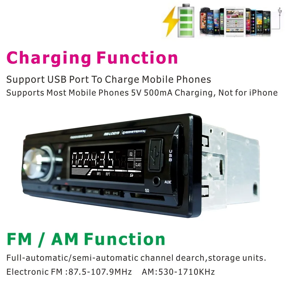 Стерео Bluetooth аудио Музыка MP3 плеер FM AM радио Aux Вход приемник SD USB 4x45 вт Универсальный плеер LC6219