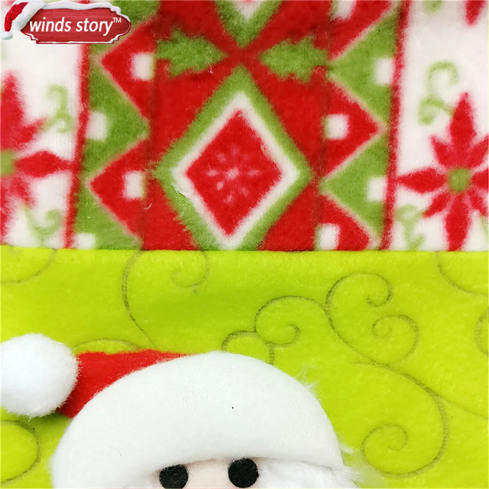 Милые рождественские чулки украшения Санта Клаус снеговик рождественский