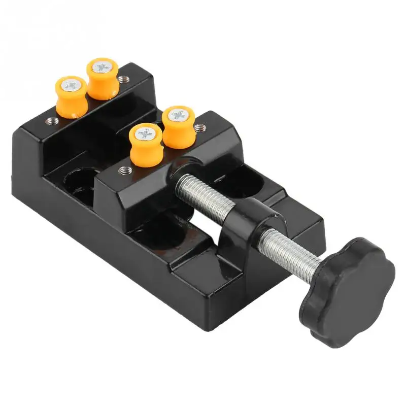

Mini Hobby Bench Vise Woodworking Clamp On Table Vice Mulitifuncational Table Vice Carving Bench Clamp Drill Press Flat Vice