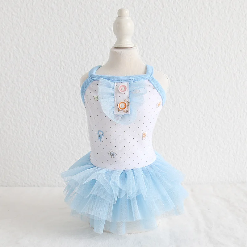 Милый костюм для собаки с медведем летняя футболка кошкой и собакой жилетка