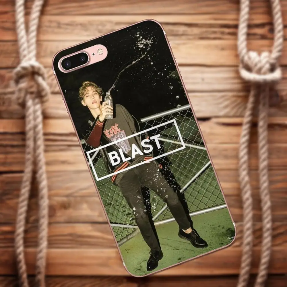Vvcqod Kpop Exo Baekhyun For Xiaomi Redmi 5 4A 3 3S Pro Mi4 Mi4i Mi5 Mi5S Mi Max Mix 2 Note 4 Plus Soft TPU Fashion Case Cover | Мобильные