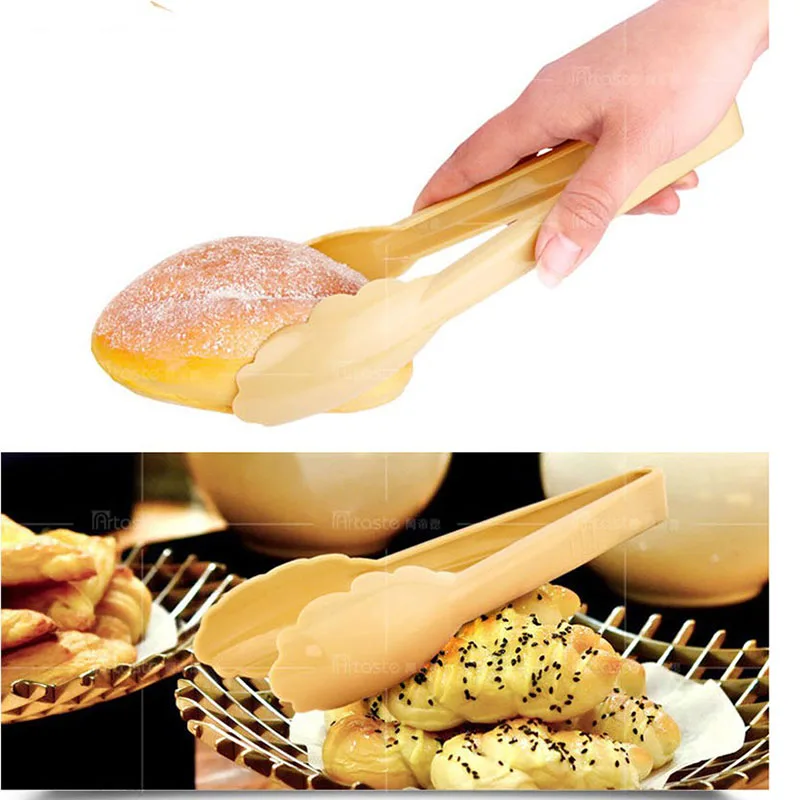 Новое поступление 2 шт. 23 см/9 дюймов красные пластиковые щипцы для льда салата