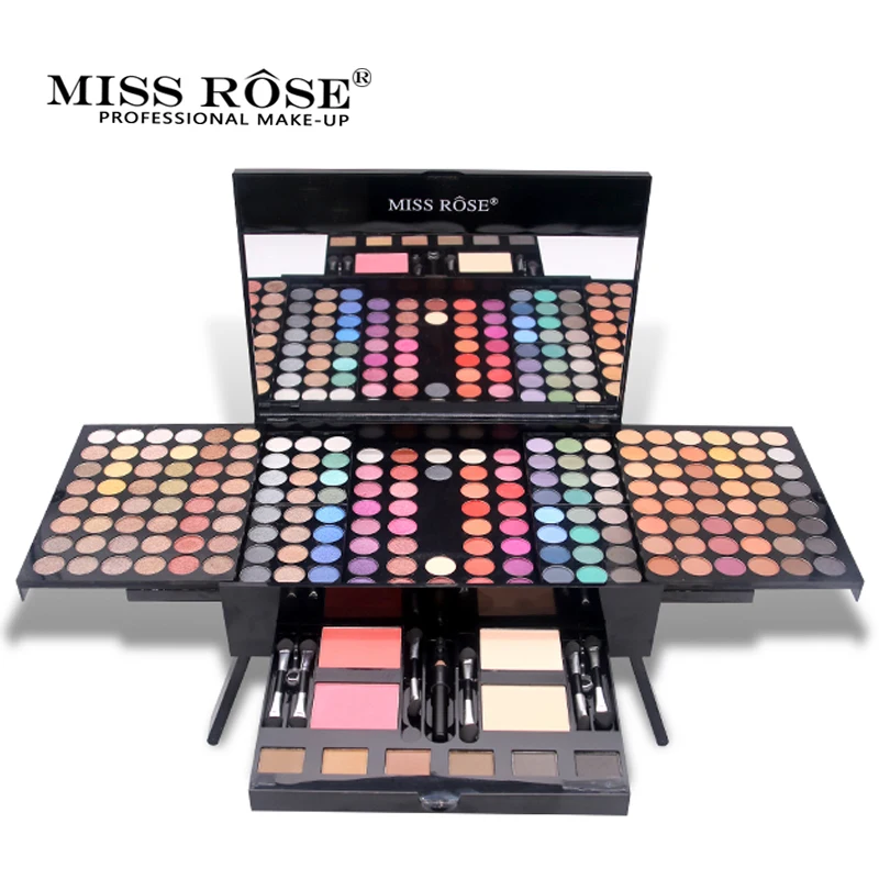 MISS ROSE Brand Shimmer Glitter Matte Eyeshadow Palette Waterproof Eye Shadow Long Lasting Makeup |