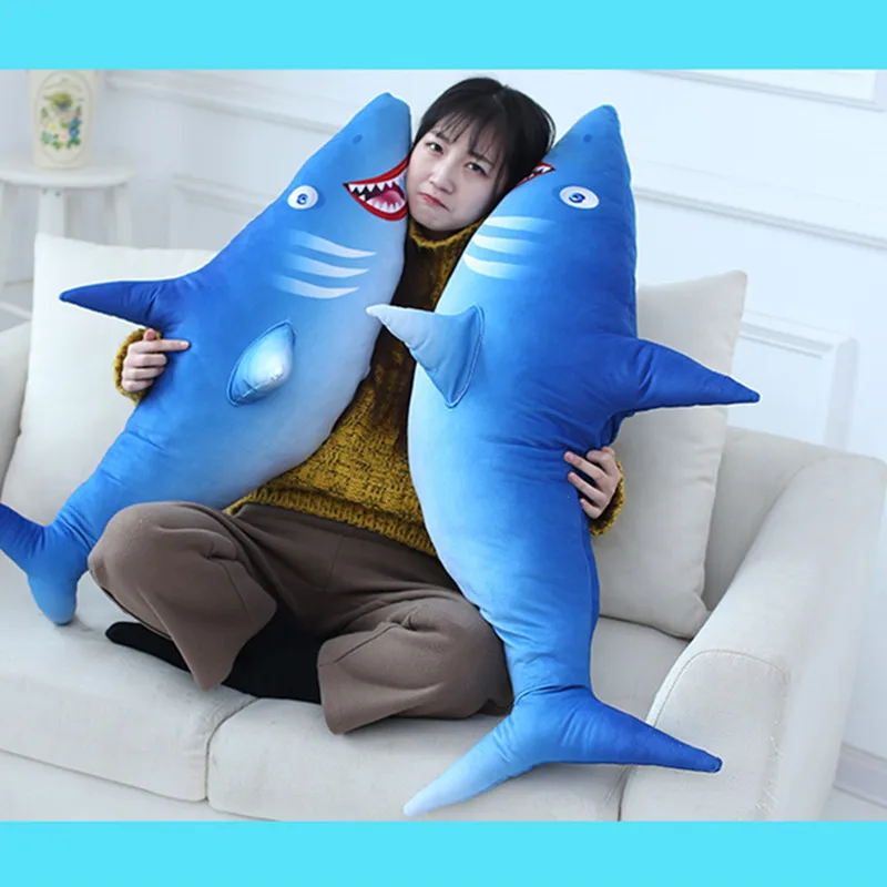 25 см Big Blue кукла Акула плюшевая игрушка День защиты детей Новое поступление на