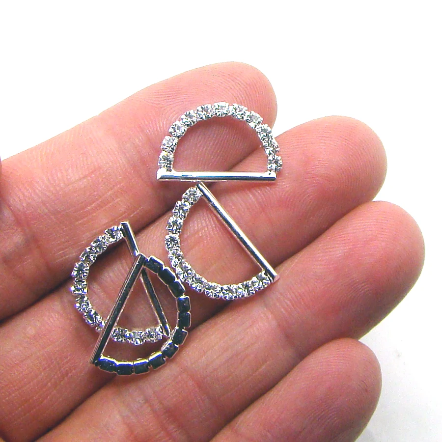 Новый 15мм Серебряный Бархатный Кольцевой Блеск Кольца Сумки Одежда Свадебный Подарок Ленты Ткани Соединительный Орнамент Застежка Аксессуары 60 шт. x на.