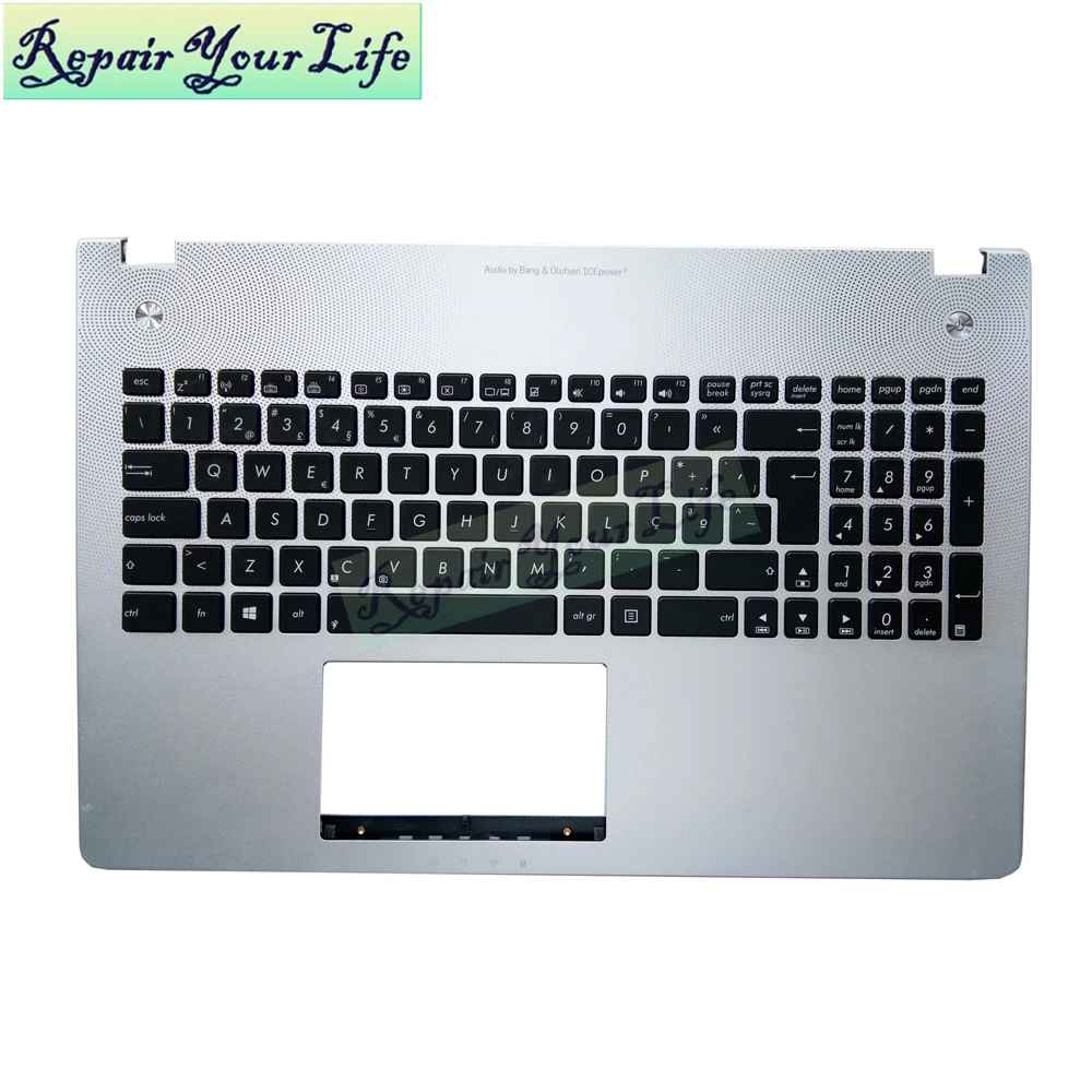 

13GN9J1AM010 Laptop keyboard for ASUS N56 N56JK N56JR N56JN Portuguese PO backlit Palmrest CASE 13NB03Z1P02011