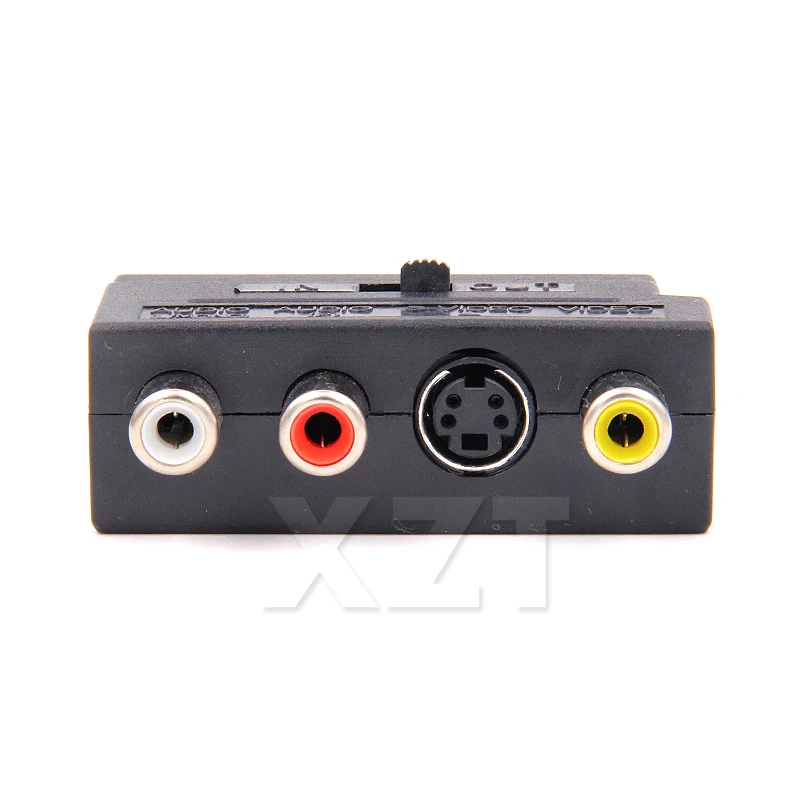1 шт. новый хит продаж RGB Scart Композитный RCA S Video AV ТВ аудио адаптер|scart to composite|scart torgb