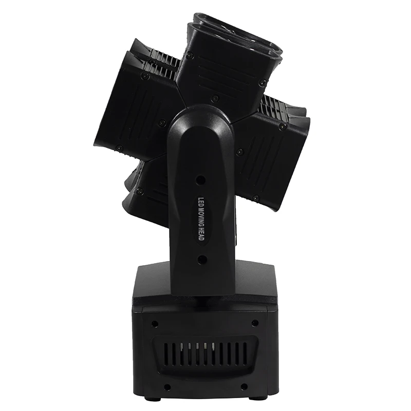 Сценический светильник SHEHDS DMX светодиодный 8x10 Вт RGBW 4в1 движущаяся головка светильник с вращающимся колесом бесконечный светодиодный сценический луч KTV DJ вечерние и свадебные