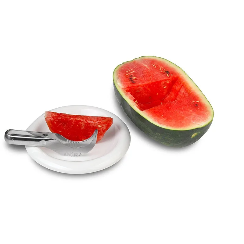 Кухня Нержавеющая сталь арбуз нож для удаления сердцевины и нарезания сервер