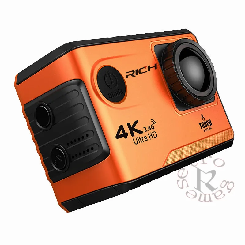 4K/24fps Спортивная Экшн камера WiF UHD 2 &quotсенсорный экран 1080P видеокамера
