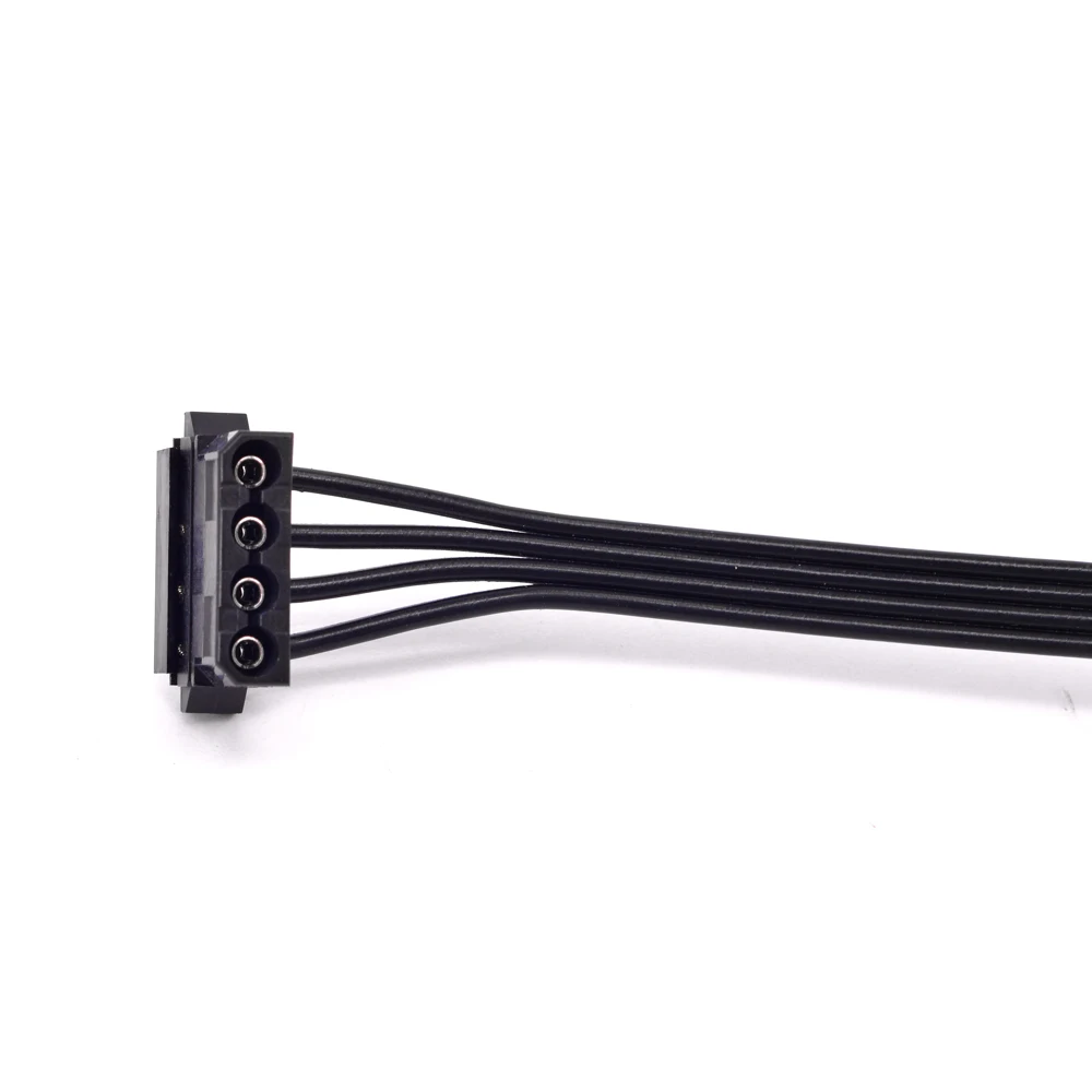 PCIe 6Pin до 3 IDE периферийный 4Pin Molex усилитель порта кабеля питания для модульного