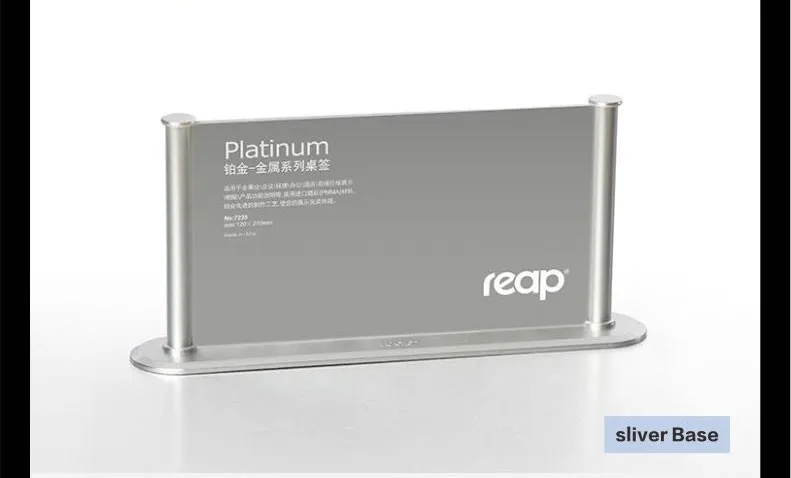 Reap Paltinu abs T-shape настольная рамка карта настольная подставка для демонстрации меню Сервис этикетка Офис Бизнес Конференц-зал