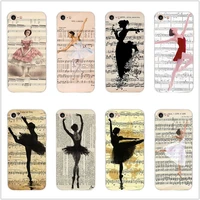 soft silicone cover musical background dancing girl phone case for iphone coque 5 5s 6 6s 7 8 plus x xs max xr se tpu shell