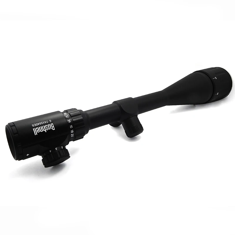 6-24X50 Adjustable Hunting Green Red Dot Illuminated Tactical Riflescope Reticle Optical Sight Scope for Shotgun Monocular | Инструменты