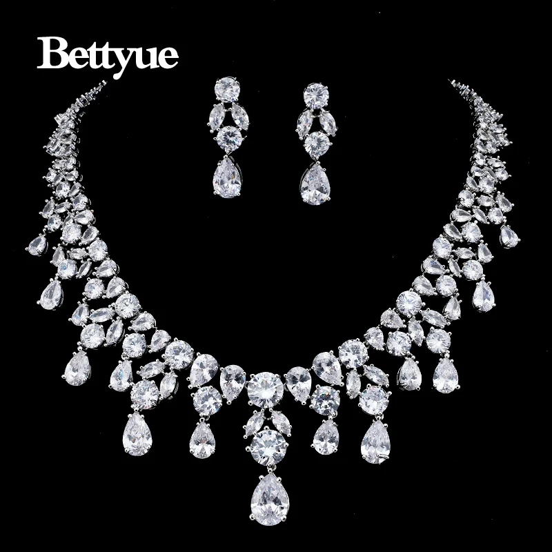 Фирменный Шарм Bettyue модный роскошный кубический циркон класса ААА цвет белого