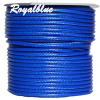 3mm royalblue korea waxed wax cord string corddiy jewelry findings accessories hats shoes bracelet necklace wire rope50yards