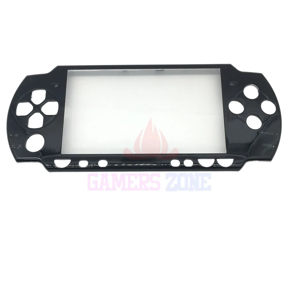 Черный корпус Передняя Лицевая панель чехол оболочка замена для psp 2000 Консоль