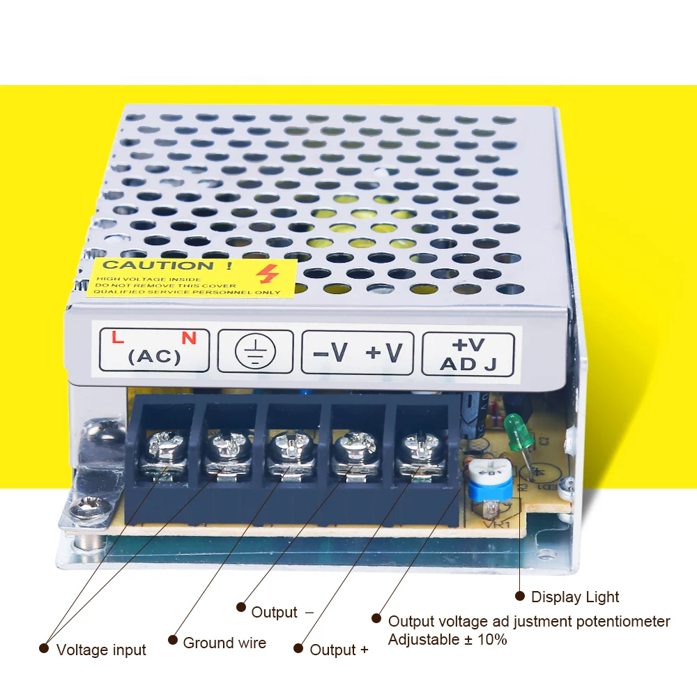 5A 60 Вт DC Мощность Трансформаторы 12 В AC100 240 S 120 светодиодный Drive switc Питание адаптер