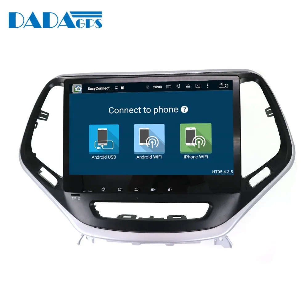 10 2 &quotAndroid 8 4 + 32 ГБ Автомобильный gps навигатор для JEEP Cherokee 2014 2018 автомобильный