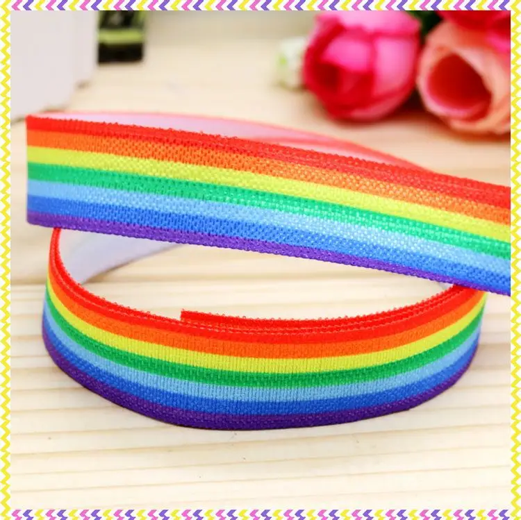 Повязка для волос с радужным принтом 5/8 дюйма бесплатная доставка|decor| |