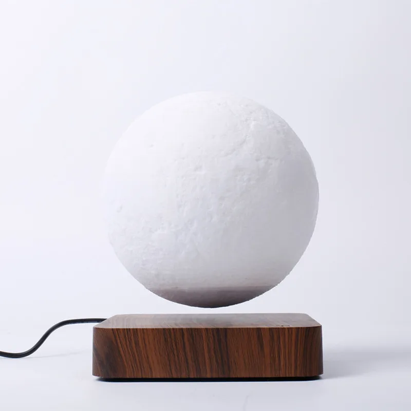 JLAPRIRA LIGHTING Novelty LED moon night light Creative Birthday Gift Magnetic levitation 360 Rotate plasma ball | Лампы и освещение