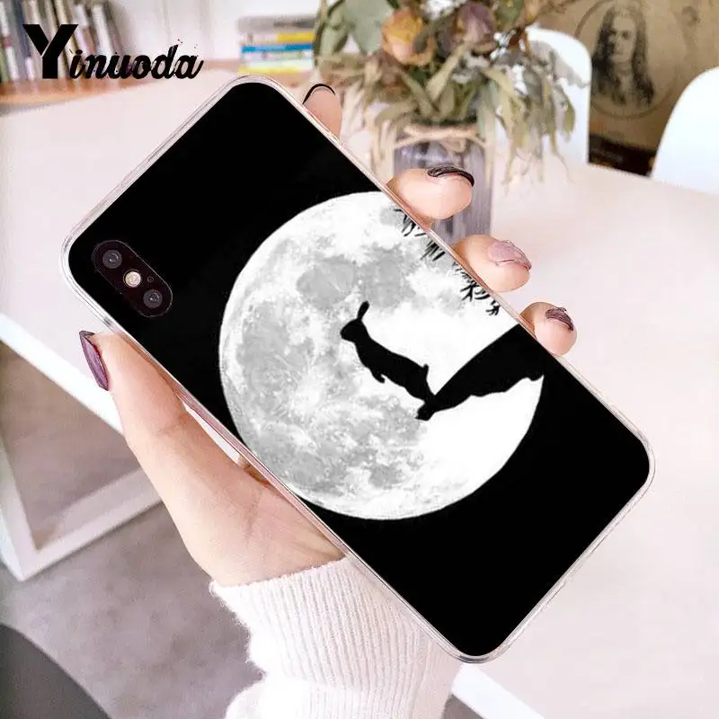 5 Yinuoda для iPhone 7 6 X чехол Кролик на Луне Прозрачный чехол для телефона чехол для iPhone 8 7 6S Plus X 5 5S SE XR XS XSMAX - Цвет: 5